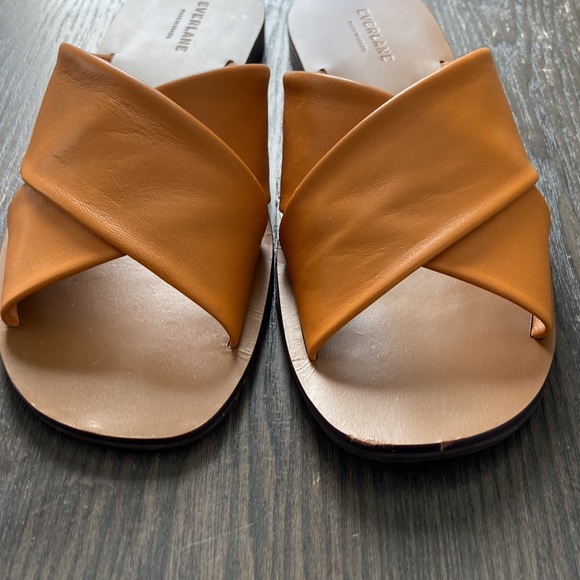 Everlane The Day Crossover Sandal in Sienna Brown Size 9.5 - Picture 7 of 8